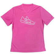 Women's Short Sleeve Tech Tee - Run Shoe