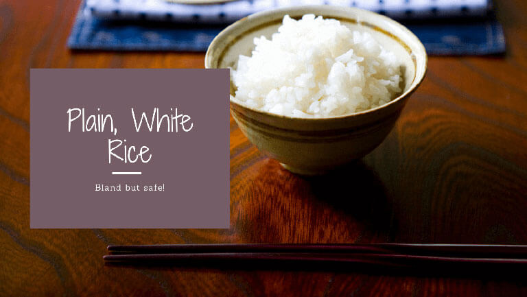 Plain White Rice after a Run