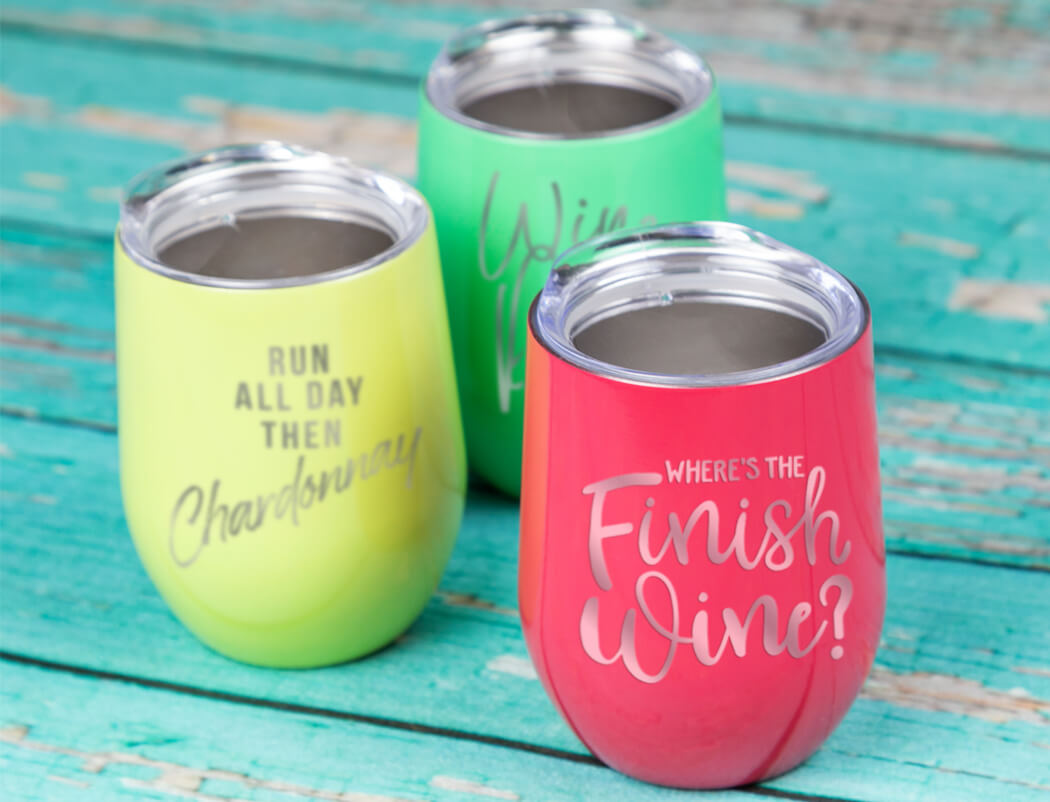 Running Wine Tumbler Collection