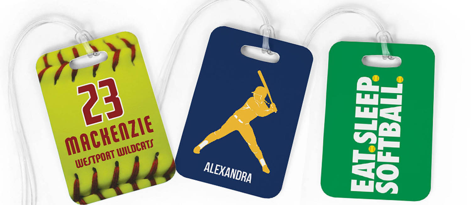 Softball Bag Tags