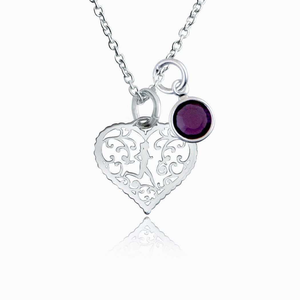 Sterling Silver Heart Necklace