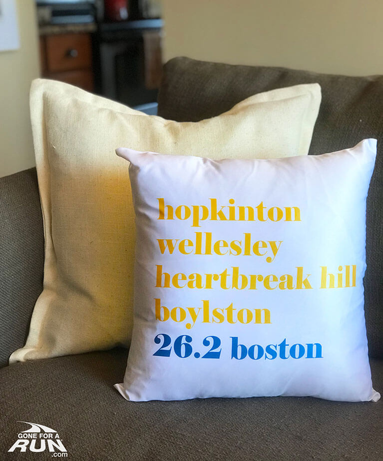 Boston Marathon Throw Pillows