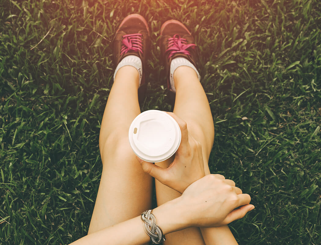 Girl with Coffee Cup