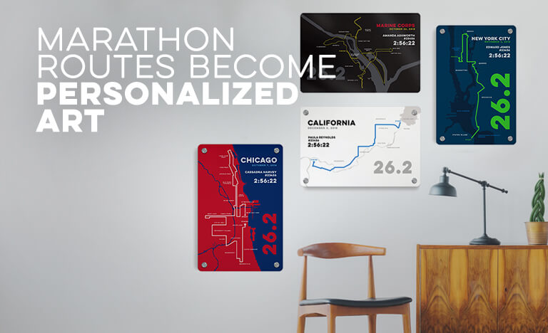 Marathon Routes Become Personalized Art