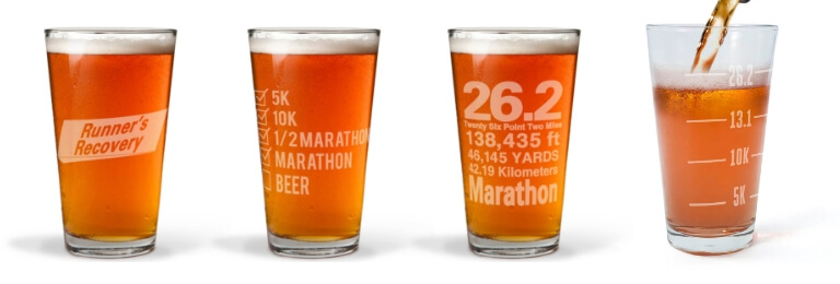 Runners Beer Glasses