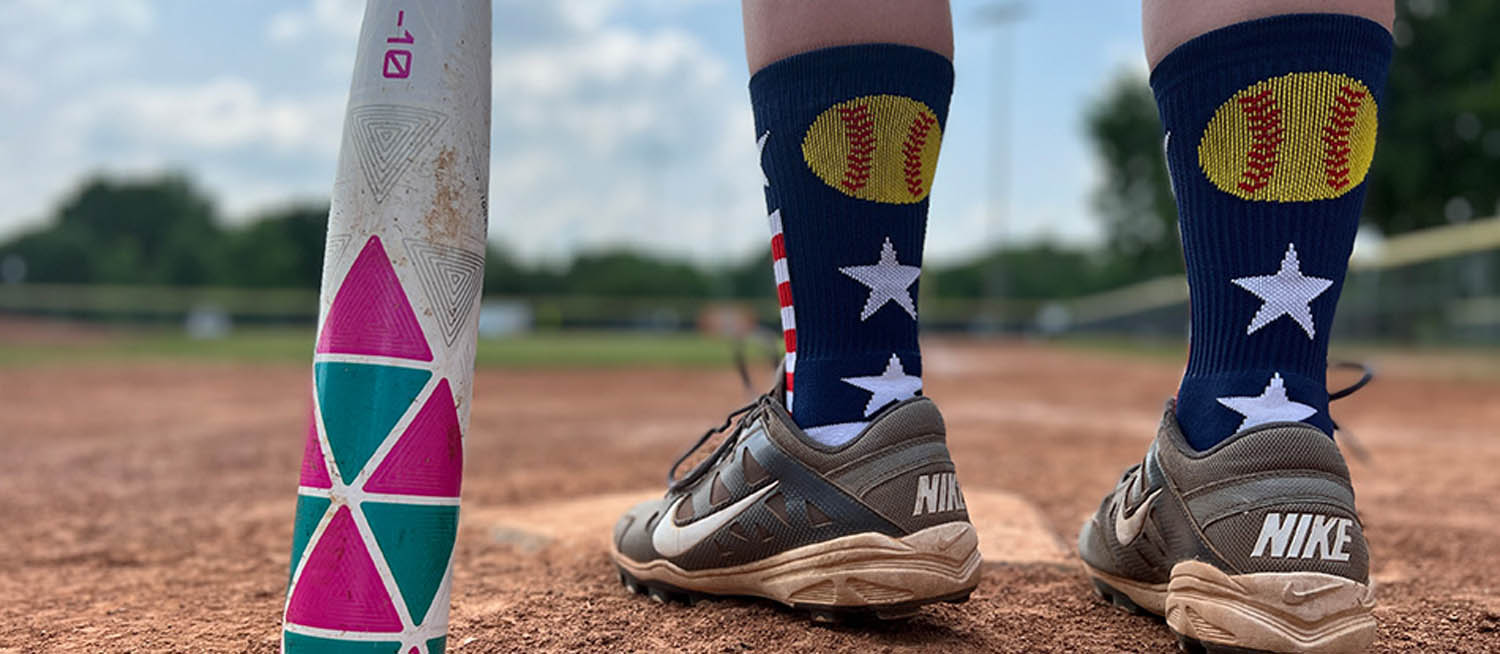 Softball Crew Socks