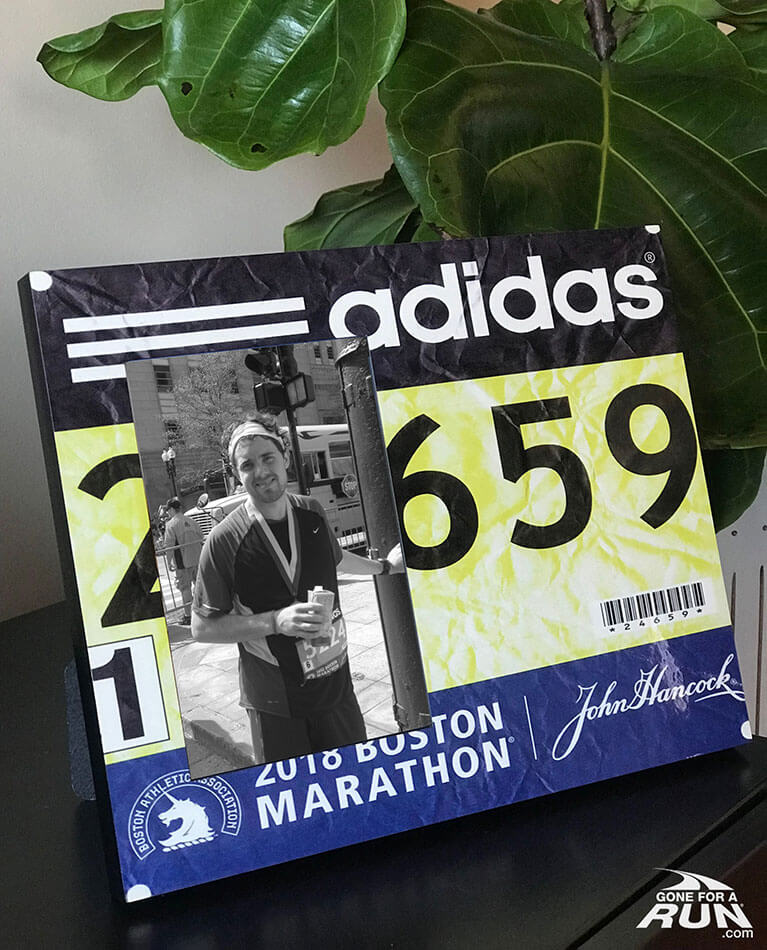 Boston Marathon Race Bib Frame