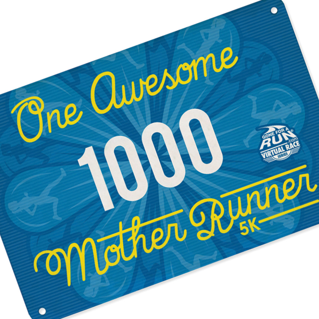 Awesome Mother Runner Race Bib