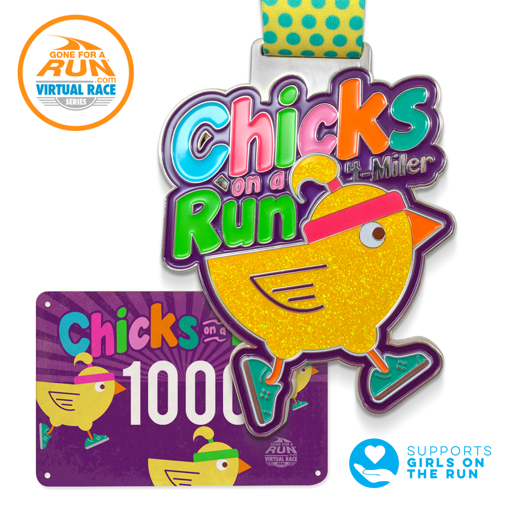 Chicks on a Run Virtual Race Packet