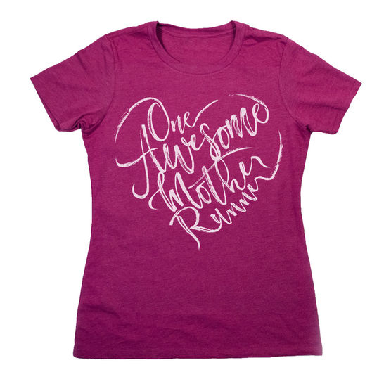awesome mother runner shirt