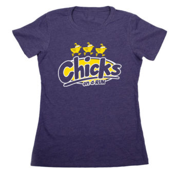 Chicks on a Run Womens Everyday T-Shirt