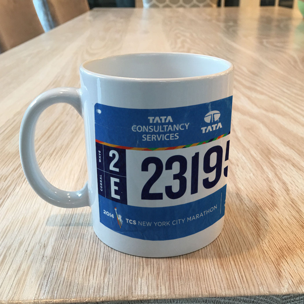 Custom Race Bib Mug