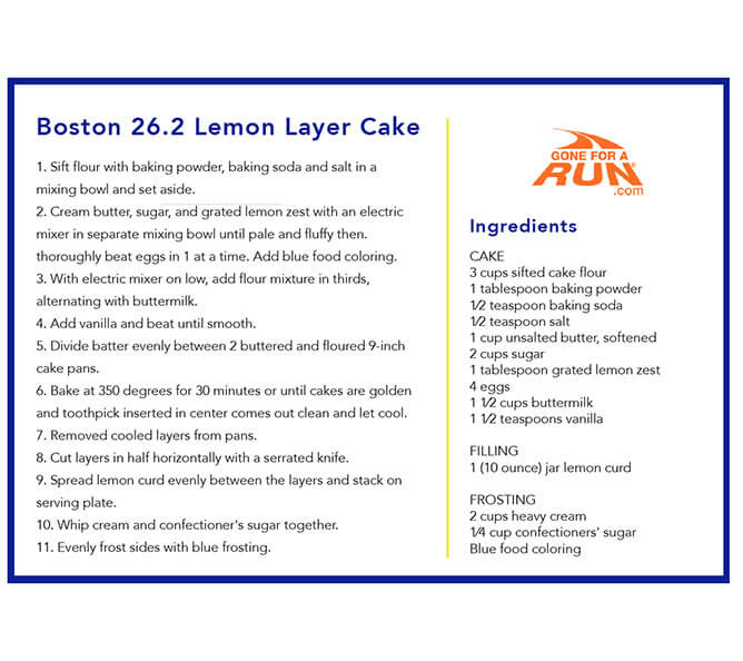 Boston Layer Lemon Cake Recipe