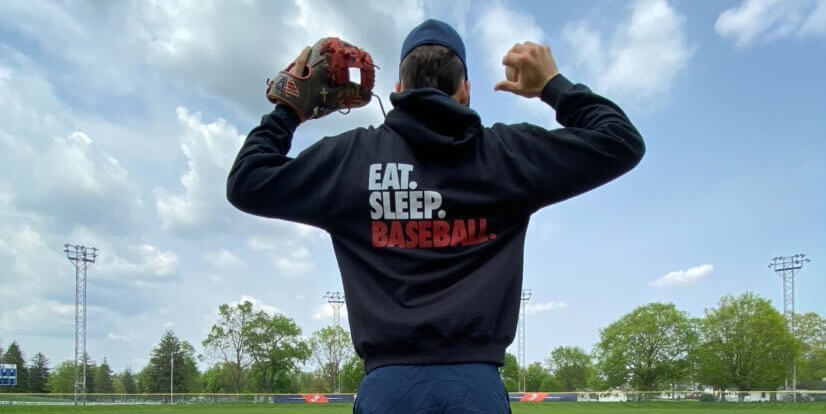 Eat Sleep Baseball Sweatshirt