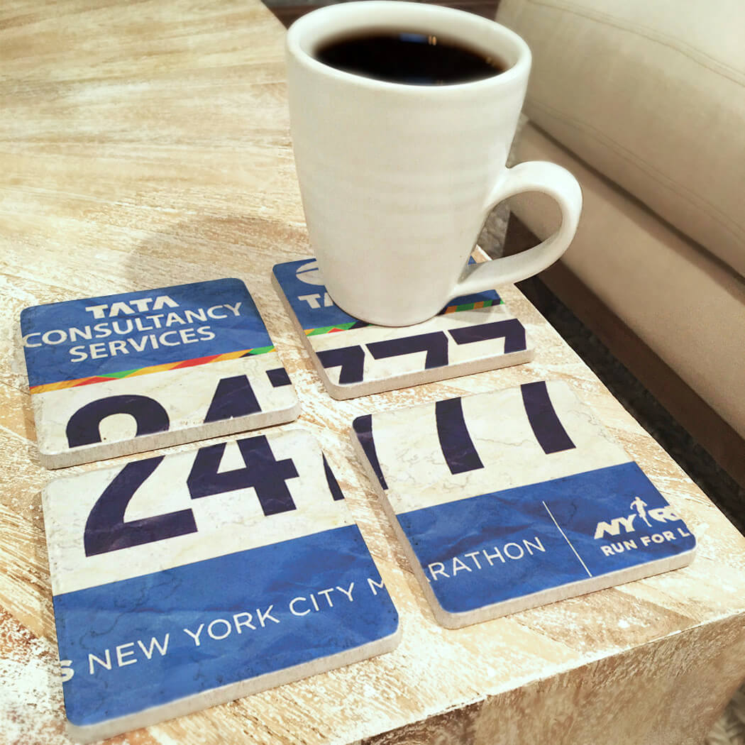 Marathon Gifts - BibCOASTERS 