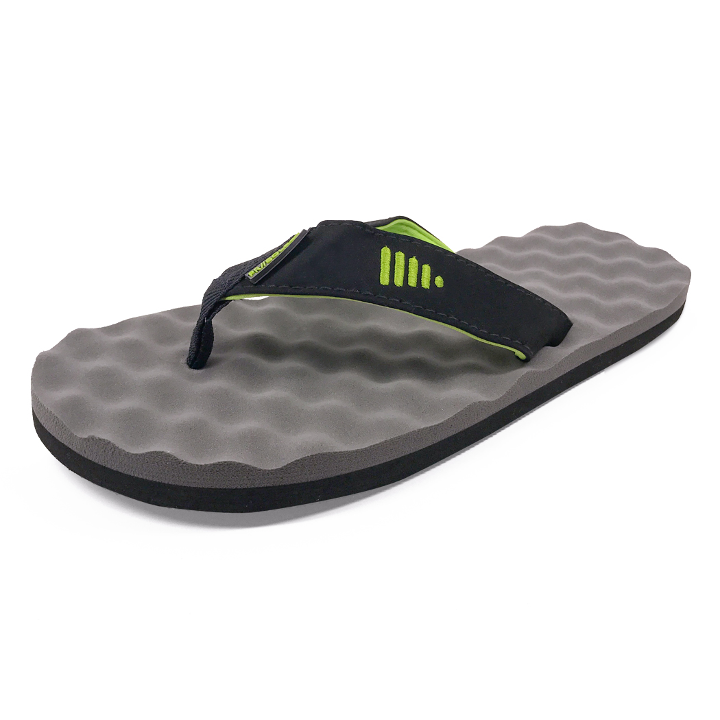 Recovery Flip Flops - Green/Gray | Gone For a Run