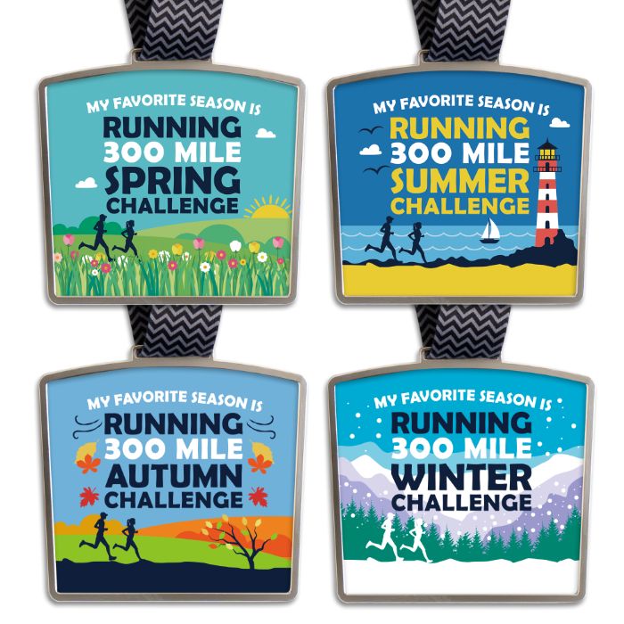 4 Finisher Race Medals