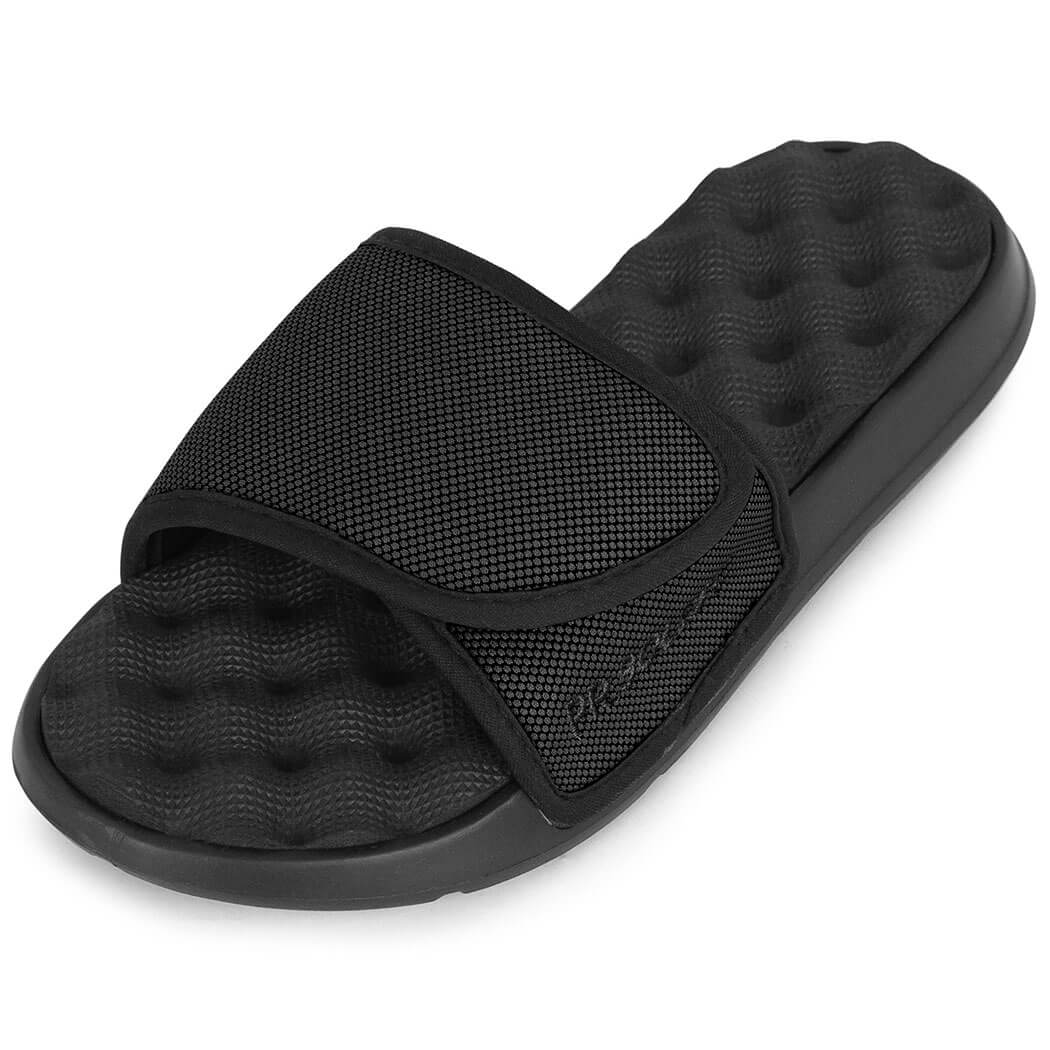 PR SOLES® Adjustable Strap Recovery Slide Sandals | Gone For a Run