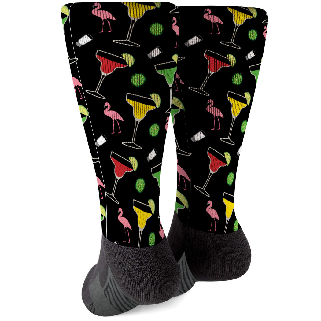 Multiple Sizes Printed Mid Calf Socks Running Socks by Gone For a Run Deco Will Run For Margaritas Multiple Sizes Printed Mid Calf Socks Running Socks by Gone For a Run Deco Will Run For Margaritas