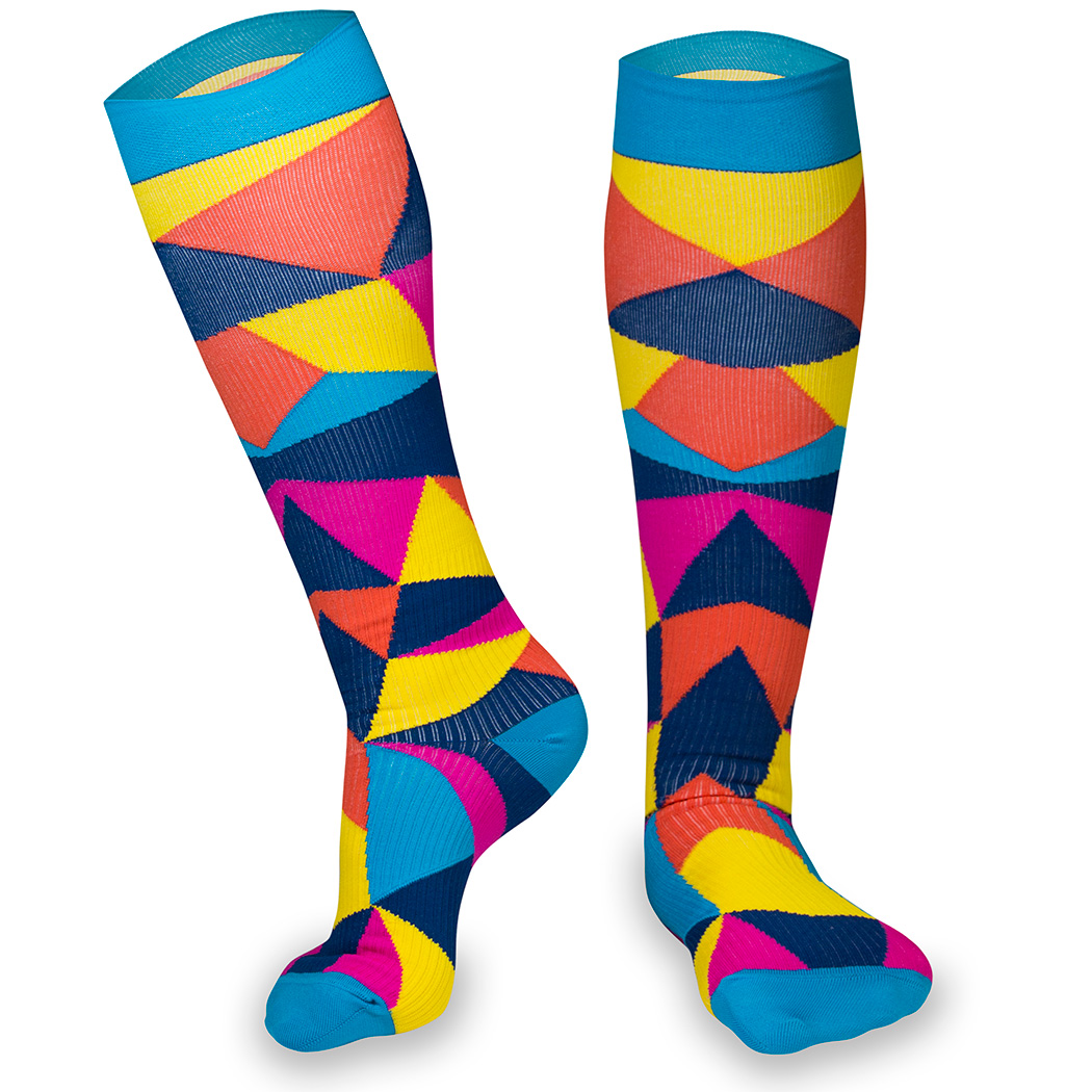 Prism Compression Knee Socks | Gone For a Run