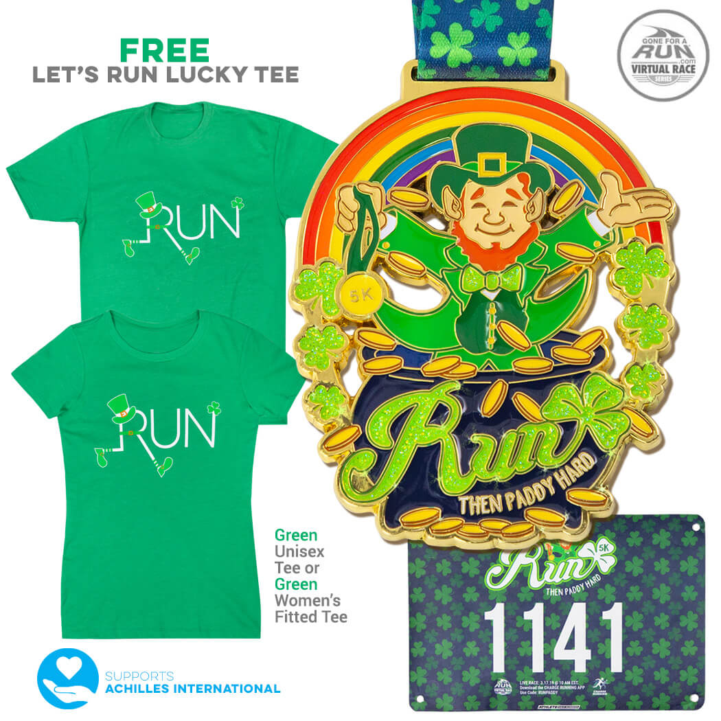 st patrick running shirt