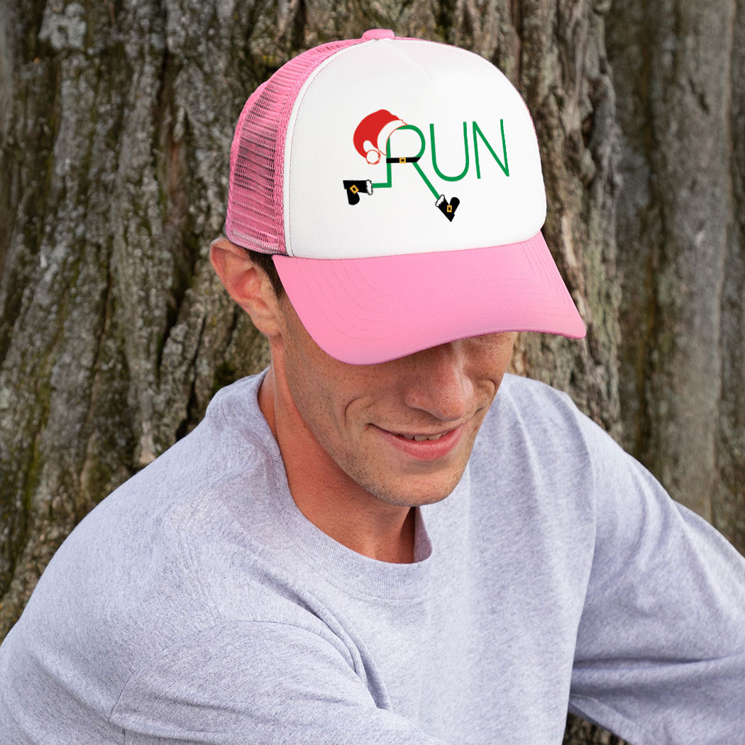 christmas running hat