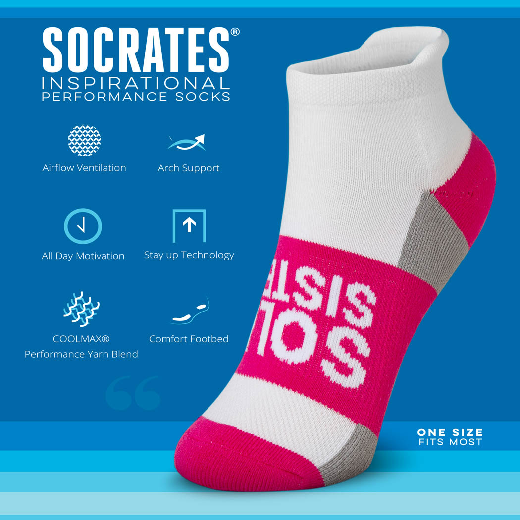 Mens No Cold Feet Here with Date Socks Text Printed on the Sole One size 6-12