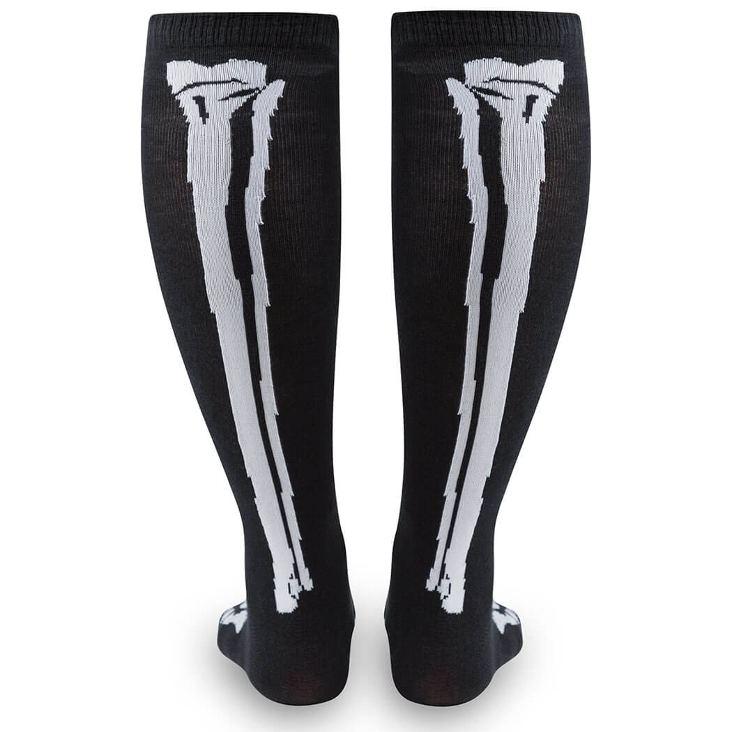 Skeleton knee socks sale