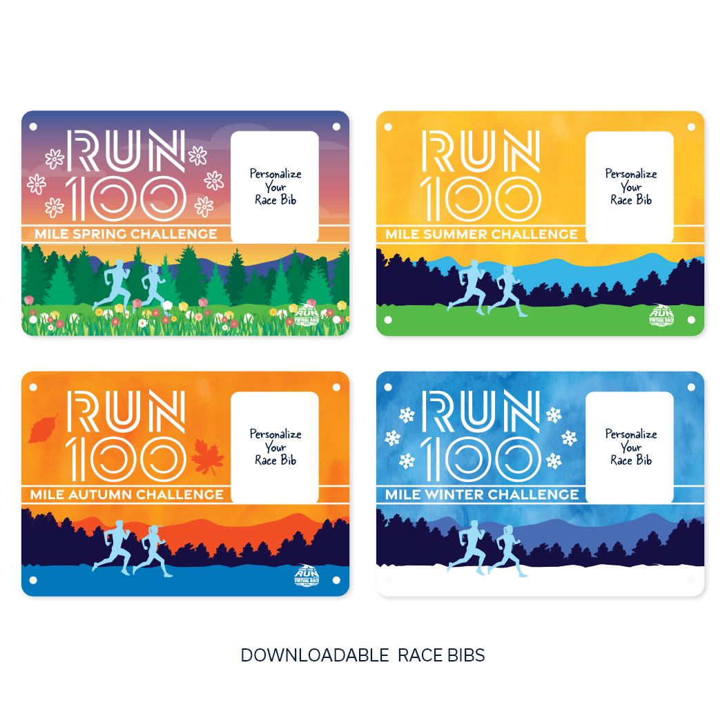 4 Downloadable Race Bibs