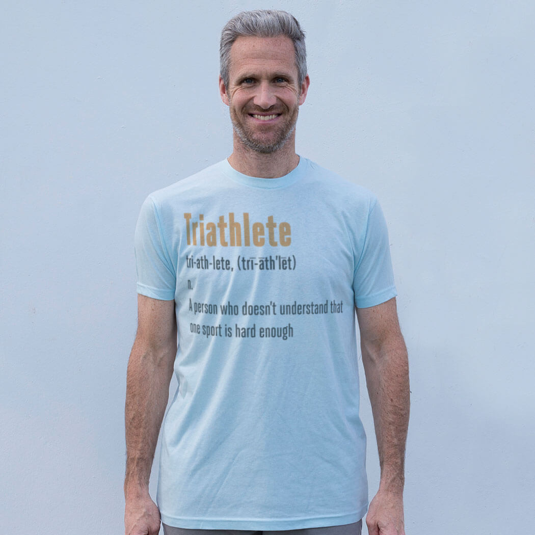Vintage Triathlon T-Shirt - Triathlete Definition | Gone ...