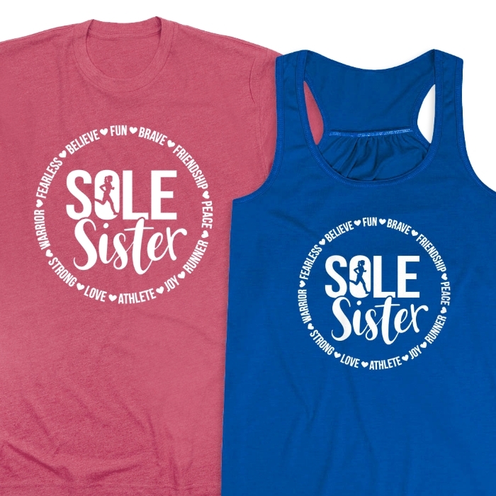 Choice of Flowy Tank or Unisex Tee