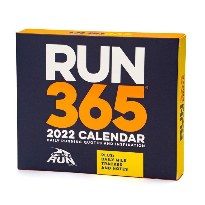 Runner's 2022 Daily Desk Calendar