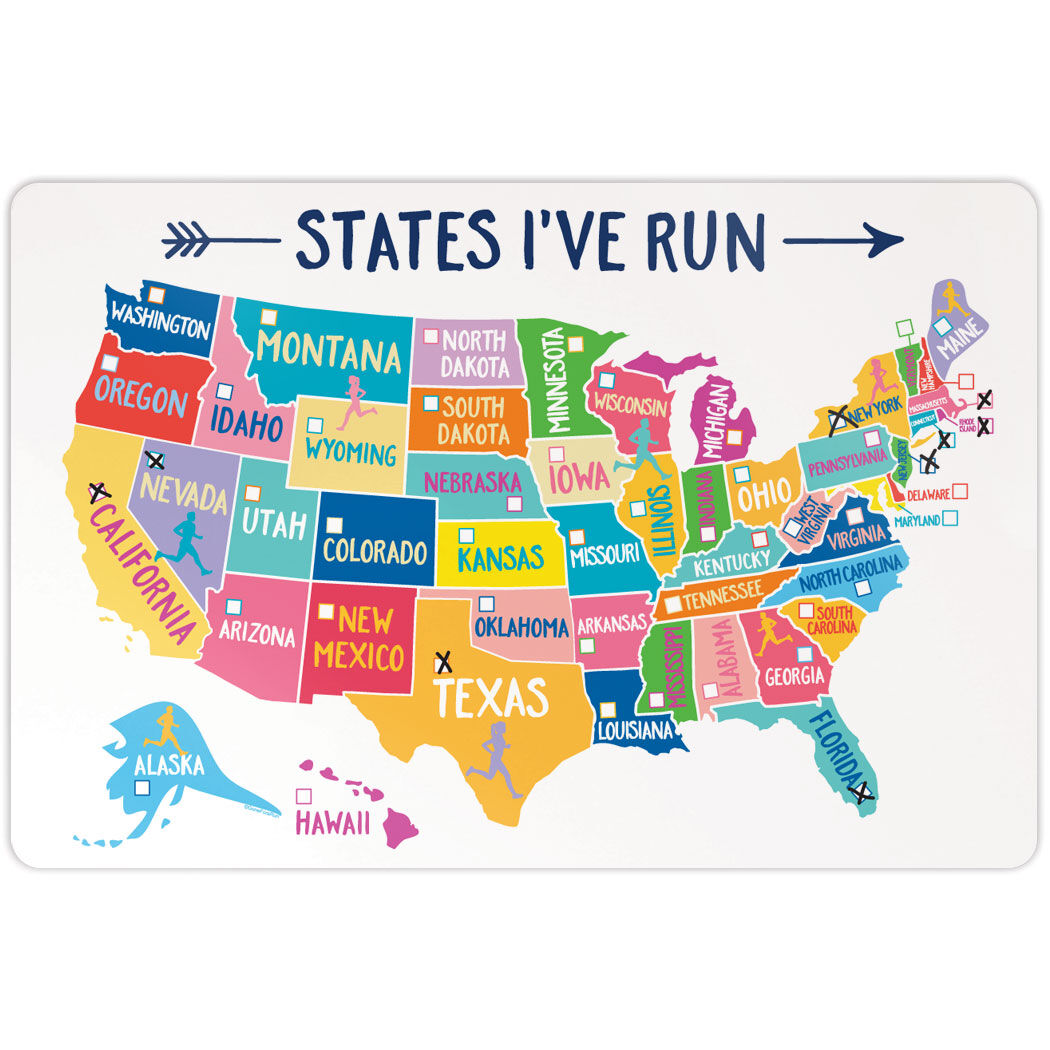 States I Ve Been To Map - United States Map