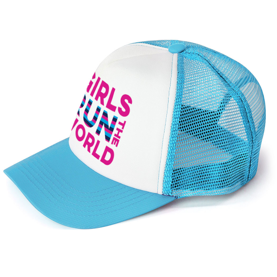 trucker cap running