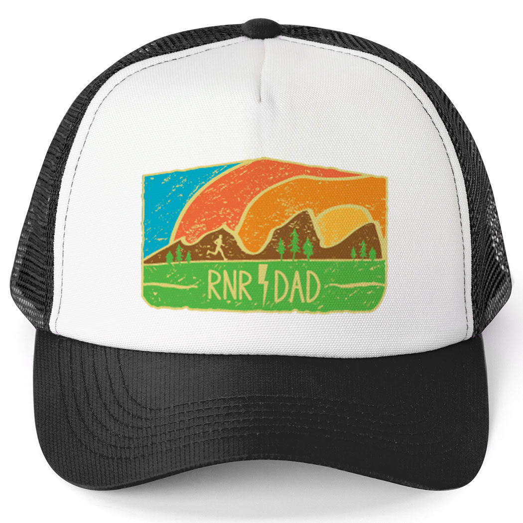 running trucker hat