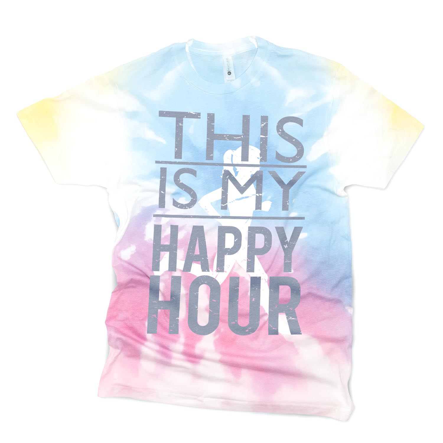 tie dye running shirt