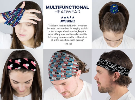 Multifunctional Headbands For Runners Running Rokbands