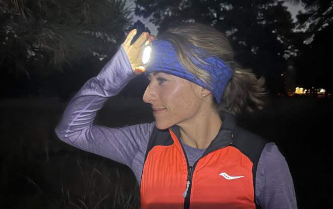 Running LED Lighted Hats and Headbands for Runners Gone For a Run