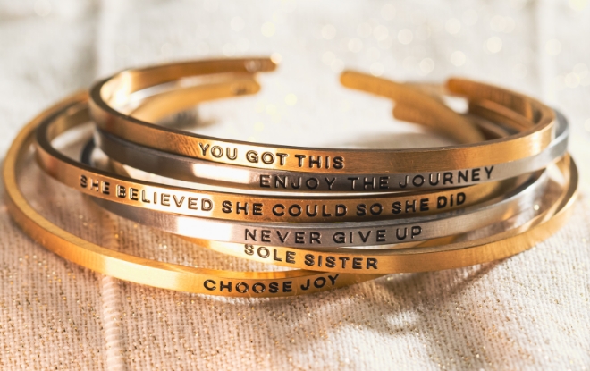 Inspirational running bracelets online