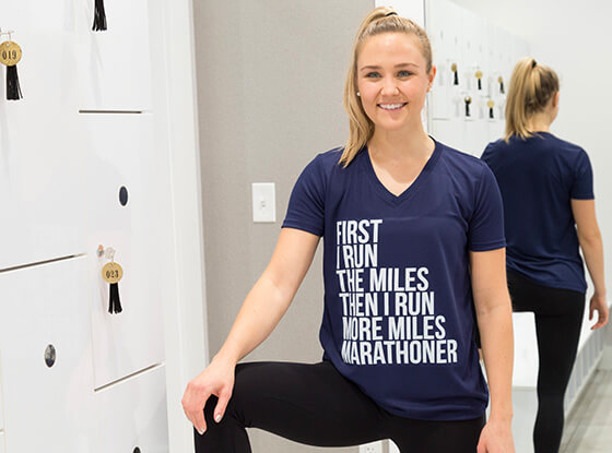funny running tech shirts