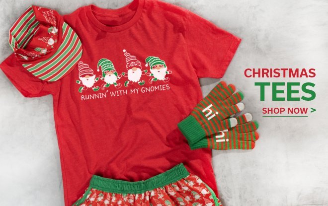 Shop Our Christmas Running Short Sleeve Tees