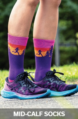 Shop Our Mid-Calf Socks for Runners