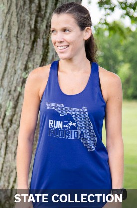 Shop our State Runner Performance Tank Tops