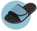 PR Sole Adjustable Slide Sandals PR Sole Adjustable Slide Sandals