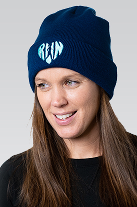 Shop Our Embroidered Knit Hats for Runners