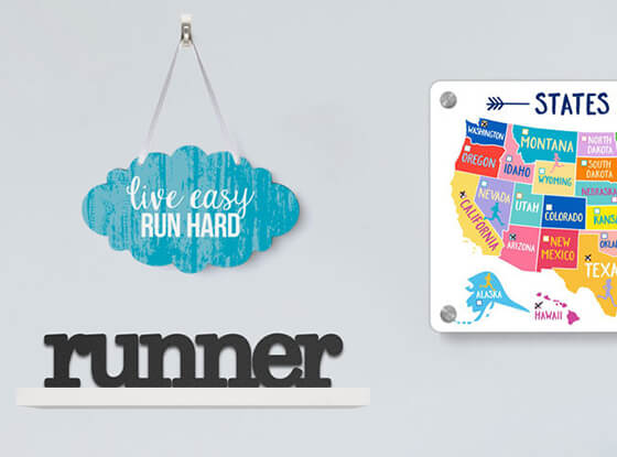 Decorative Wood Signs For Runners Fun Running Signs
