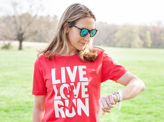 Gone For a Run Short Sleeve Live Love Run Heart Youth T-Shirt Youth Sizes Running Tees Multiple Colors