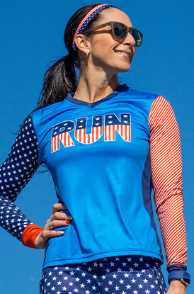 Shop Our Patriotic Long Sleeve Tech Tee for Runners