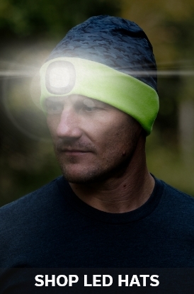Shop Our LED Lighted Hats for Runners