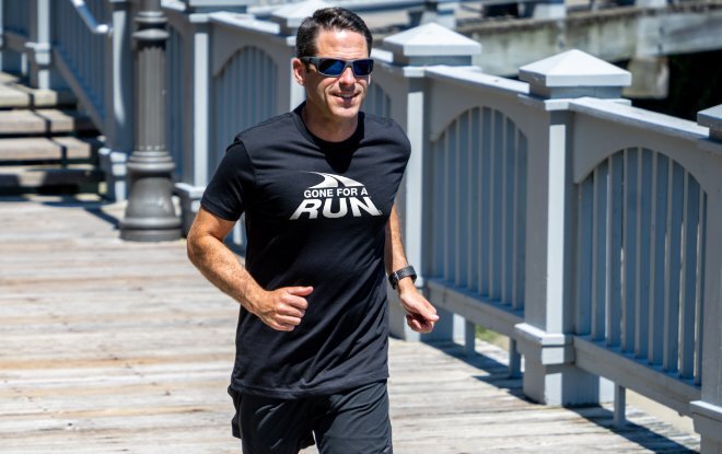 Shop Our Gone For a Run Logo Tee for Runner Guys